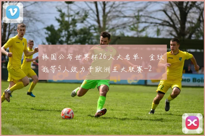 韩国公布世界杯26人大名单,金玟哉等5人效力于欧洲五大联赛