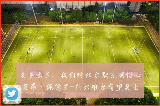 麦克法兰：我们对帕尔默充满信心 若昂·佩德罗+科尔维尔有望复出